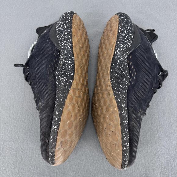 Adidas Alphabounce Suede Leather Sneakers Mens 9 Black Speckled Running‎ Shoes main image 9